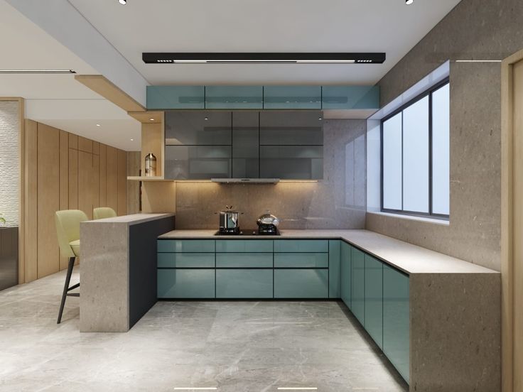 Modular Kitchen Stone